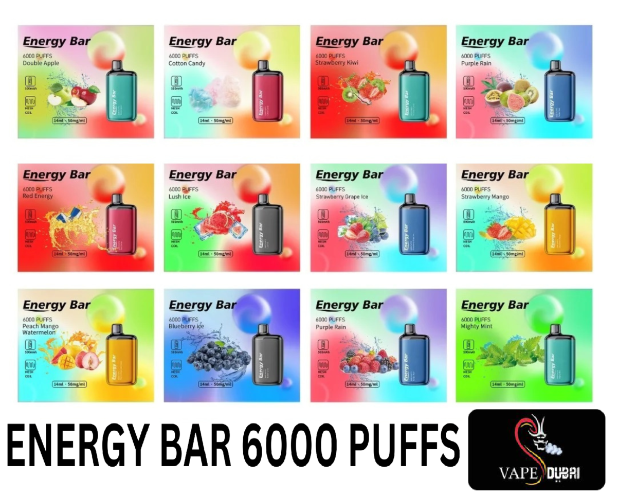 ENERGY BAR 6000 PUFFS DISPOSABLE