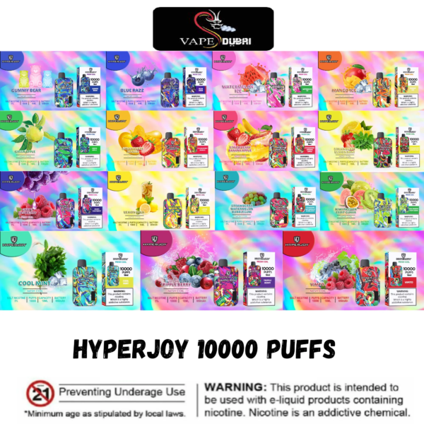 Hyperjoy 10000 Vape Puffs Disposable